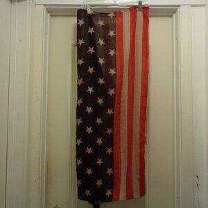 COCONUT GIRL ISLANDCORE RED WHITE BLUE SEMI SHEER  FLAG SARONG ONE SIZE